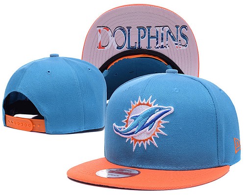 NFL Miami Dolphins Logo Stitched Snapback Hats 024